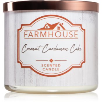 Kringle Candle Farmhouse Coconut Cardamom Cake lumânare parfumată