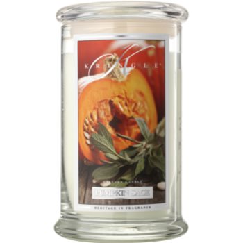 

Kringle Candle Pumpkin Sage ароматизована свічка 624 гр