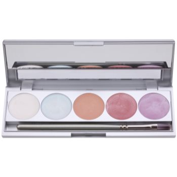 Kryolan Basic Face & Body paleta cu 5 nunate de corectoare pentru fata si corp cu oglindă si aplicator