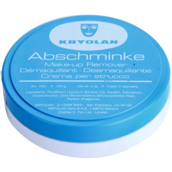 

Kryolan Basic Removal вазелін для зняття стійкого макіяжу велика упаковка 120 гр