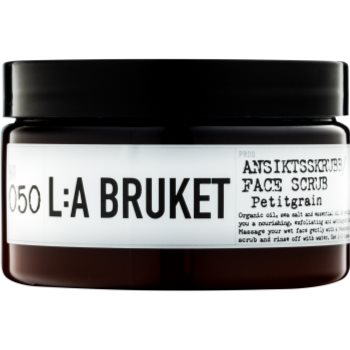 L:a bruket face exfoliant facial