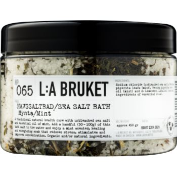 L:a bruket spa sare de baie cu menta