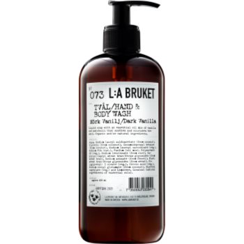 L:A Bruket Body tekuté mýdlo s vanilkou 450 ml