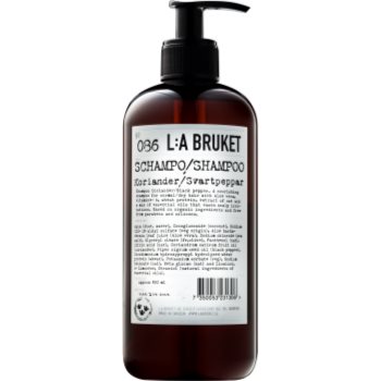 L:A Bruket Hair šampon pro normální až suché vlasy koriandr a černý pepř 450 ml