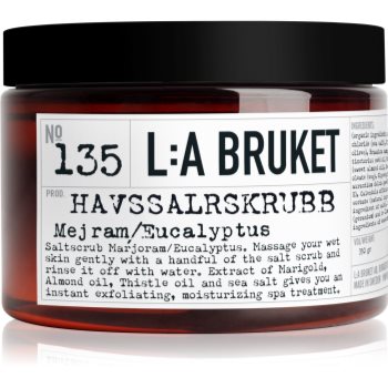 

L:A Bruket Body пілінг для тіла з майораном та евкаліптом 350 гр