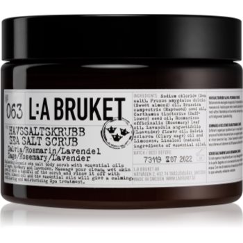 L:A Bruket Body peeling de corp cu salvie, rozmarin si lavanda