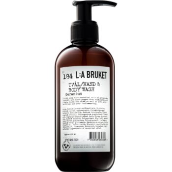 L:A Bruket Body tekuté mýdlo s pelargonií na ruce a tělo 250 ml