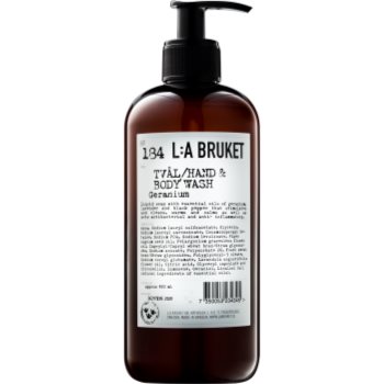 L:A Bruket Body tekuté mýdlo s pelargonií na ruce a tělo 450 ml