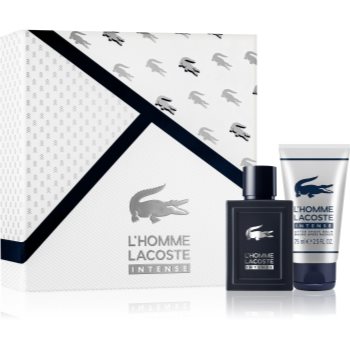 Lacoste L'Homme Lacoste Intense dárková sada I. toaletní voda 50 ml + balzám po holení 75 ml