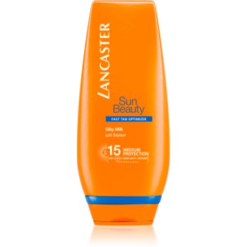 Fotografie Lancaster Sun Beauty hedvábné opalovací mléko SPF 15 125 ml