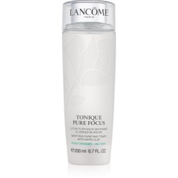 Lancôme tonique pure focus tonic pentru curățare, cu efect de matifiere pentru ten gras
