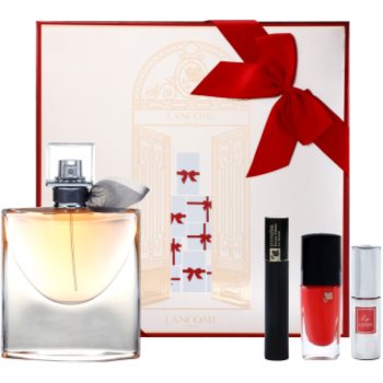 

Lancôme La Vie Est Belle подарунковий набір VІІІ Парфумована вода 50 ml + туш для вій 2 ml + помада 3 ml + лак для нігтів 6 ml