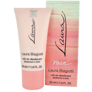 Laura Biagiotti Laura Rosé deodorant roll-on pro ženy 50 ml