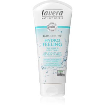 Lavera hydro feeling gel de duș și șampon extra-delicat