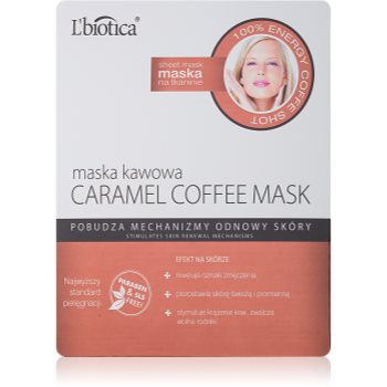 L’biotica masks caramel coffee masca de celule cu efect reimprospator