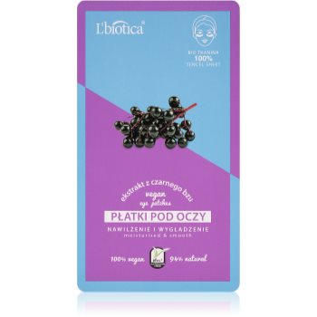 L’biotica vegan black currant mască pentru zona ochilor cu efect de hidratare