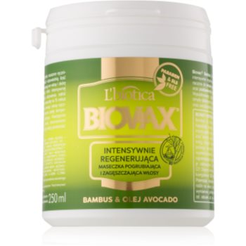 L’biotica biovax bamboo & avocado oil masca pentru regenerare pentru păr