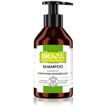 L’biotica biovax bamboo & avocado oil șampon pentru regenerarea părului slab și deteriorat