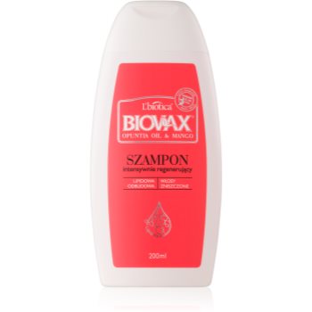 L’biotica biovax opuntia oil & mango sampon pentru regenerare pentru par deteriorat