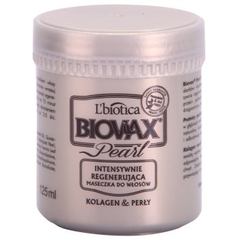 

L'biotica Biovax Glamour Pearl маска для регенерації для зволоження та блиску 125 мл