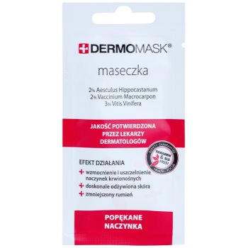 L’biotica DermoMask mască pentru față impotriva rosetii si a vizibilitatii venelor