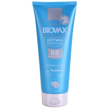 L’biotica biovax keratin & silk conditioner cu keratina pentru par usor de pieptanat