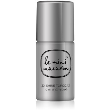 Le mini macaron 3x shine topcoat strat superior de gel pentru unghii cu efect stralucitor