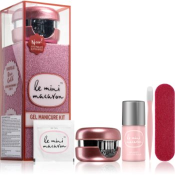 Le Mini Macaron Gel Manicure Kit Rose Gold set de cosmetice IX. (pentru unghii) pentru femei imagine