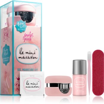 Le mini macaron gel manicure kit fairy floss set de cosmetice viii. (pentru unghii) pentru femei