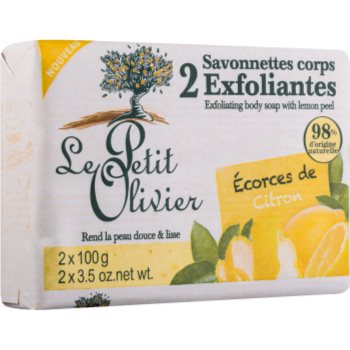 

Le Petit Olivier Bath & Shower Lemon мило - пілінг 2 x100 гр
