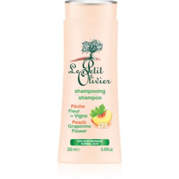 Le Petit Olivier Peach & Grapevine Flower șampon pentru par normal
