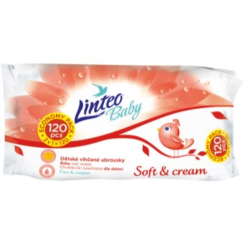 Linteo Baby Soft & Cream servetele delicate pentru copii poza