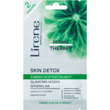 Lirene Dermal Therapy Skin Detox Masca de curatare cu minerale si argila pentru ten mixt si gras