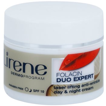 Lirene Folacin Duo Expert 50+ crema lifting de zi si de noapte SPF 10