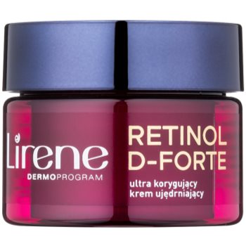 Lirene Retinol D-Forte 50+ crema de noapte pentru fermitate pentru corectarea ridurilor