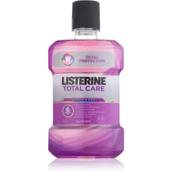 Listerine Total Care Clean Mint Apa de gura pentru protectia completa a dintilor 6 in 1 imagine produs