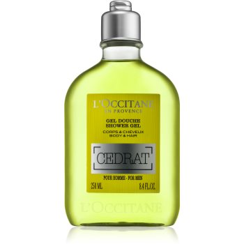 L’Occitane Cedrat gel de dus pentru corp si par pentru barbati