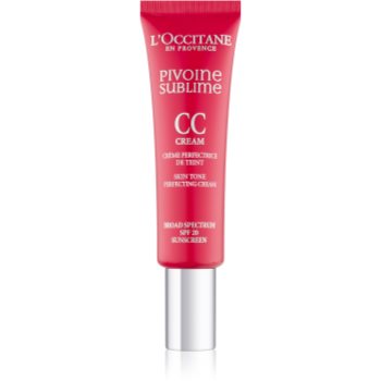 

L'Occitane Pivoine Sublime тонуючий СС крем SPF 20 відтінок Light 30 мл