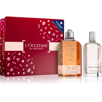 L’occitane fleurs de cerisier set cadou cherry blossom (pentru femei)