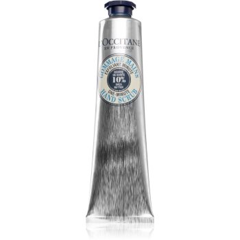 L’occitane shea butter one-minute hand scrub peeling de maini