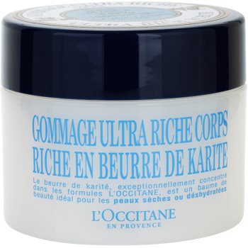 Fotografie L'Occitane Karité jemný tělový peeling 200 ml
