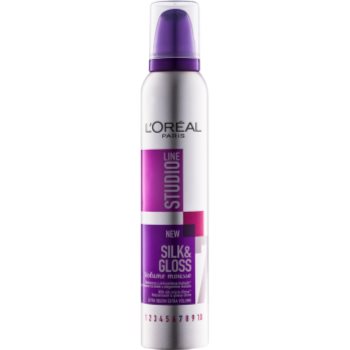 L’Oréal Paris Studio Line Silk&Gloss Volume spuma pentru volum si stralucire