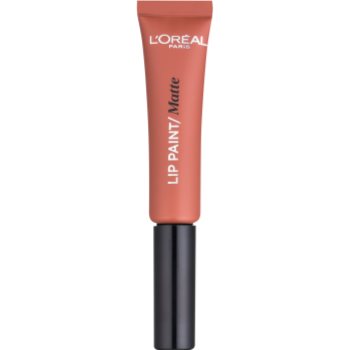 L’oréal paris lip paint ruj de buze lichid cu efect matifiant