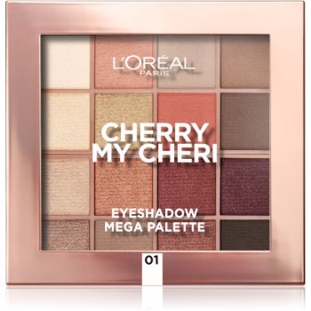 

L’Oréal Paris Eyeshadow Mega Palette Cherry My Cheri палетка тіней 17 гр