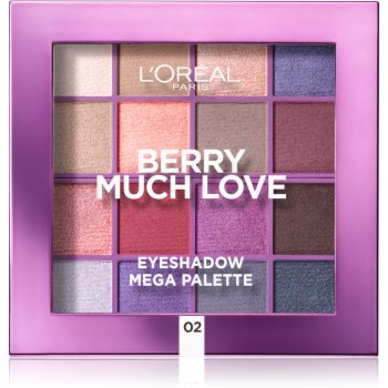 

L’Oréal Paris Eyeshadow Mega Palette Berry Much Love палітра тіней 17 гр