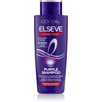L’oréal paris elseve color-vive purple șampon pentru neutralizarea tonurilor de galben