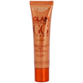 L’Oréal Paris Glam Bronze GG Cream bronzující krém na obličej 5 v 1 odstín Universelle (SPF 25) 30 ml