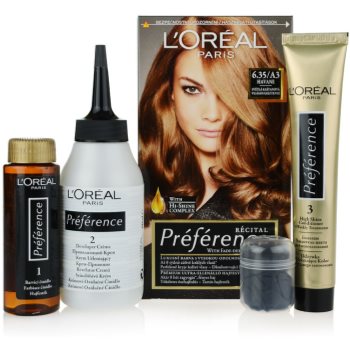 Fotografie L’Oréal Paris Préférence barva na vlasy odstín 6.35/A3 Havane