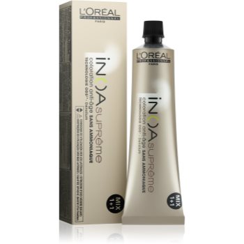Fotografie L’Oréal Professionnel Inoa Supreme barva na vlasy bez amoniaku odstín 7,34 Cognac Malicioso 60 g