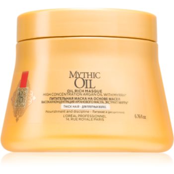 L’oréal professionnel mythic oil masca hrănitoare pentru păr gros și indisciplinat